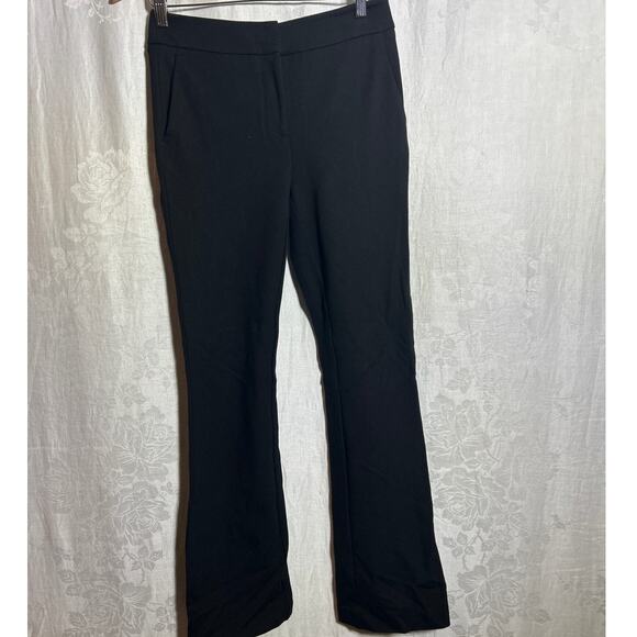 Boden Pants 4 PETITE Black Bootcut Ponte Knit Pockets Dress - Picture 1 of 16